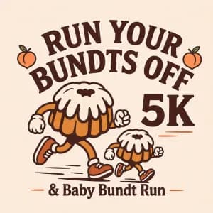 Run Your Bundts Off 5K & Baby Bundt Run 2026 logo