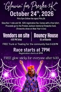 Glowin for Preslee 5K 2026 logo