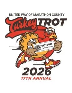 United Way of Marathon County Turkey Trot 2025 2026 logo