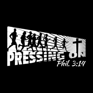 Pressing On Trail Race 2026 logo