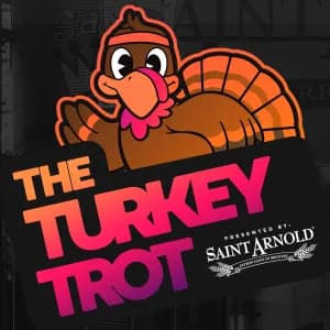 The 2026 Turkey Trot Presented by Saint Arnold Brewing Co. (Houston, Texas) logo