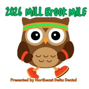 Mill Brook Mile, Presented by Northeast Delta Dental 2026 logo