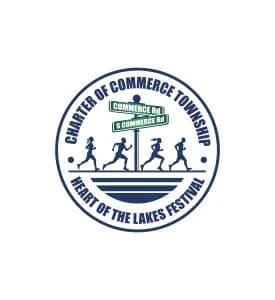 Heart of the Lakes Festival 5K run/walk 2026 logo