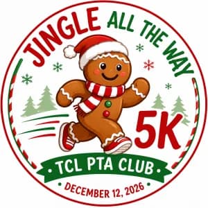 Jingle All The Way 5k 2026 logo