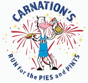 Carnation's Run for the Pies and Pints! 5k Run 2026 logo