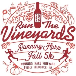 Run the Vineyards - Running Hare Fall 5K 2026 logo