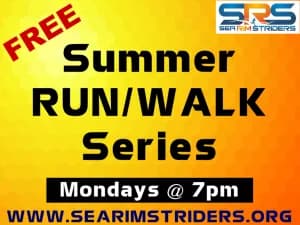 Sea Rim Striders FREE Summer Run/Walk Series #1 2026 logo