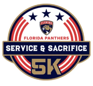 Florida Panthers Service & Sacrifice 5K 2026 logo