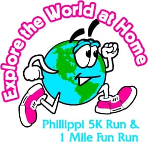 Phillippi Shores 5k - 1mile fun run 2026 logo