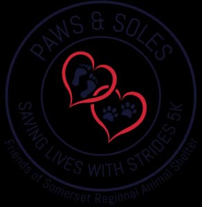 Paws & Soles Saving Lives with Strides 5K & 10K Run/Walk + Kiddie Dash- Benefiting the Friends of Somerset Regional Animal Shelter 2026 logo