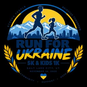 Run for Ukraine 2026 logo