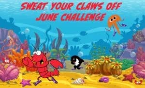 Sweat Your Claws Off June Challenge 2026 logo