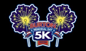 Burton Memorial Day 5k 2026 logo