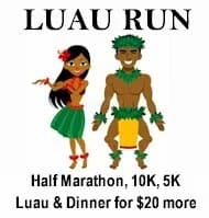 Luau Run Half Marathon -10K - 5K 2026 logo