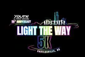 Light the Way 5K Glow Run 2026 logo