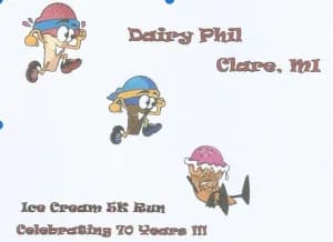 Clare Dairy Phil Ice Cream 5K 2026 logo