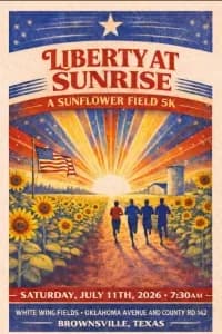 Liberty at Sunrise 5K Run 2026 logo