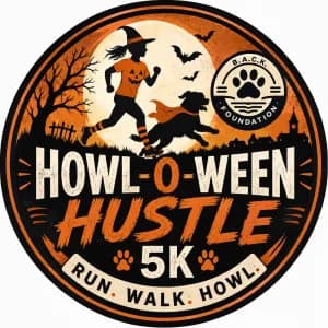 Howl-O-Ween Hustle 5K 2026 logo
