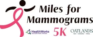 Oatlands 5K - Miles for Mammograms 2026 logo