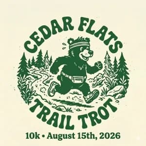 Cedar Flats Trail Trot 2026 logo