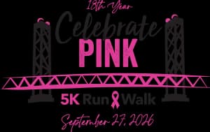 18th Annual Celebrate Pink 5K Run & Walk 2026 logo