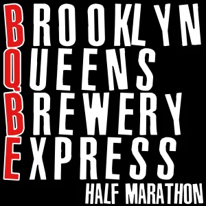 The Brooklyn Queens Brewery Express Half Marathon 2026 logo