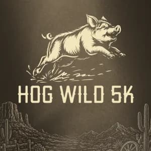 Hog Wild 5k 2026 logo
