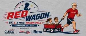 Red Wagon 5K and 1 Mile Wagon Pull 2026 logo