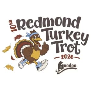 Redmond Turkey Trot presented by Hoodoo 2026 logo