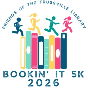 BOOKIN' IT 5K 2026 logo