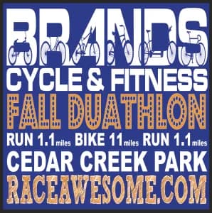 CEDAR CREEK FALL DUATHLON 2026 logo