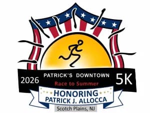 Patrick's Downtown Race to Summer 5K 2026 logo