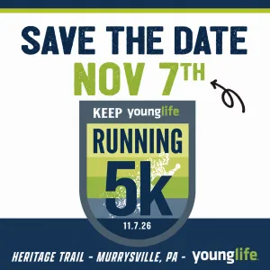 Keep Young Life Running 5k 2026 logo