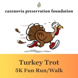 Cazenovia Preservation Foundation Turkey Trot 2026 logo