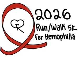 Run for Hemophilia 5K 2026 logo