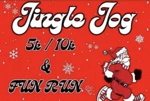 JINGLE JOG 5K & 10K / HOLIDAY HUSTLE 1M 2026 logo