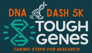 Tough Genes DNA Dash 2026 Virtual 5K logo