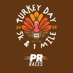 =PR= Races - Turkey Day 5K & 1 Mile 2026 logo