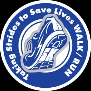 C.R.E.W. Non-Profit "Taking Strides to Save Lives" Colon Cancer 5k Run/Walk 2026 logo