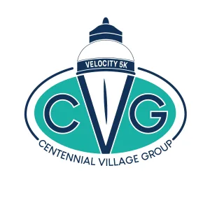 The CVG Velocity 5k 2026 logo