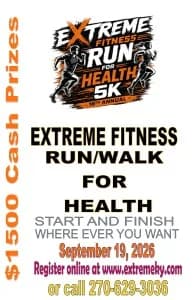 Extreme Fitness (Virtual) Run For Health 16th Annual 2026 logo