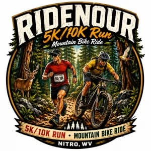 FREE Ridenour Preserve - 5K/10K/Bike Race 2026 logo