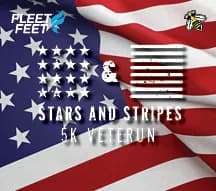 Stars & Stripes VeteRun 5K Benefits Honor Flight Rochester 2026 logo