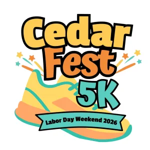 Cedar Fest 5k 2026 logo