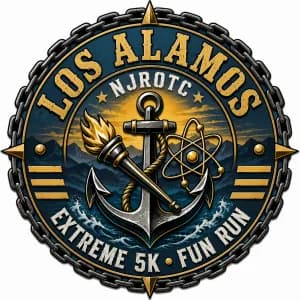 Los Alamos NJROTC Extreme 5k and Fun Run 2026 logo