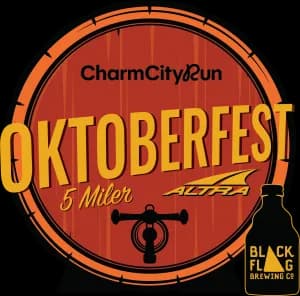 Oktoberfest 5-Miler presented by Altra 2026 logo