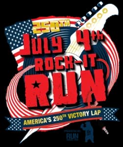 6th Annual July 4th ROCK-IT RUN 2026 logo