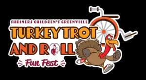 Shriners Children's Greenville Turkey Trot and Roll 2026 logo