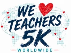 We ❤️ Teachers 5K - School & Community Celebrations 2026 logo