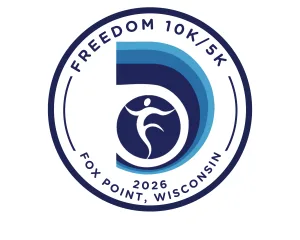 Fox Point Centennial 10K/5K Run/1 Mile Walk presented by Freedom PT Services 2026 logo